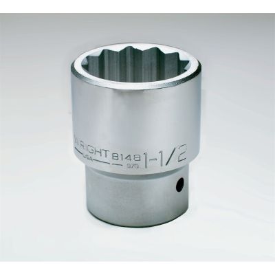 1"Dr 12Pt Std Skt 1-1/8"