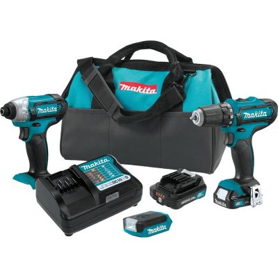Makita 12V CXT 2.0 Ah Li-Ion Cordless 3-Piece Combo Kit