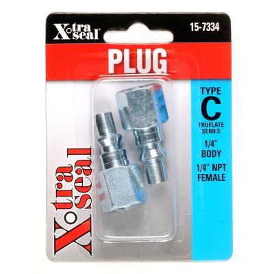 1/4" TRUFLATE "C" PLUG, FPT