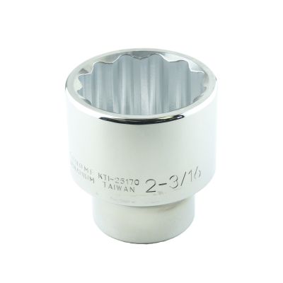 2-3/16 in. x 1 in. Drive 12-Point Chrome Socket (EA)