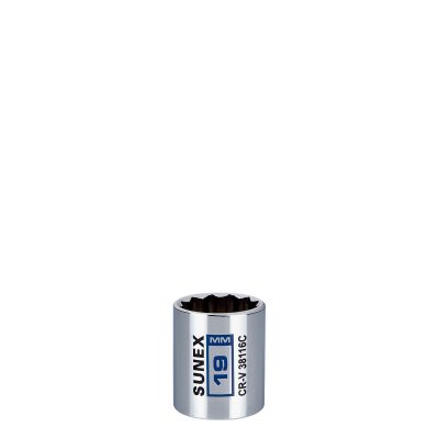 Sunex Tools 19 mm Chrome Socket 12-Point