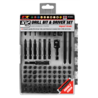 Performance Tool 102-Piece Impact Driver and Drill Bit Set