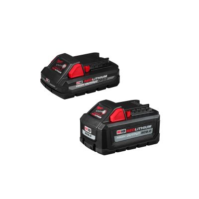 M18 REDLITHIUM High Output Battery 2 Pack - 6.0AH & 3.0AH