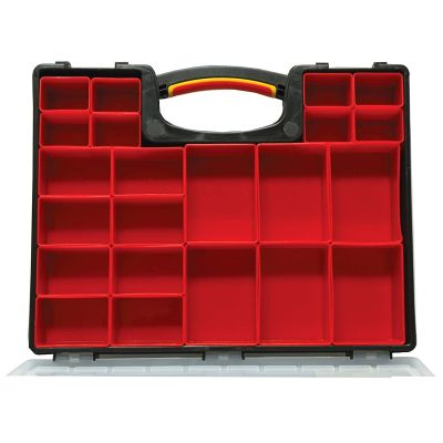 Homak Mfg. Plastic Organizer with 22 Removable Bins