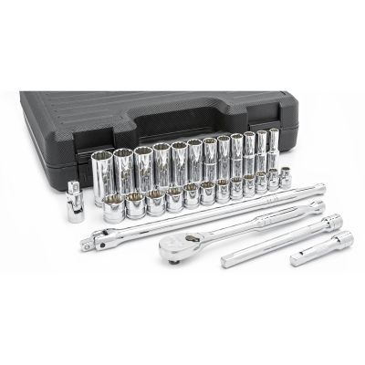Socket Set 29 PC 12 Point 3/8 IN Drive
