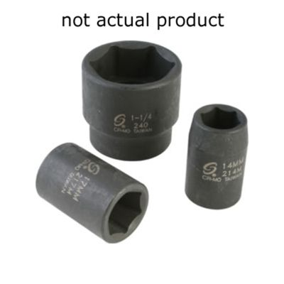 1/2" Dr. 17mm 12 Point Deep Universal Impact Socket
