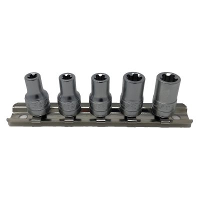 5 Pc. 5 Pt. EPR Torx Plus Socket Set 1/4" Dr.