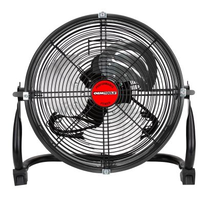 12" BLACK DRUM FAN