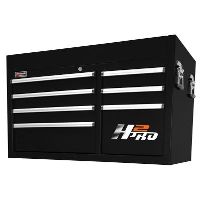 Homak Mfg. 41 in. H2Pro 8 Drawer Top Chest - Black