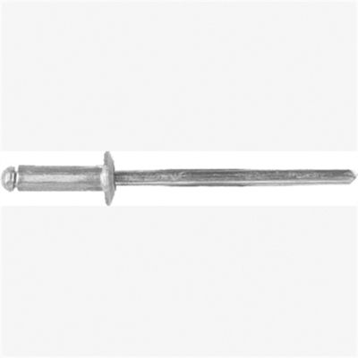 All Aluminum Rivets, Size: 1/8", Size: 1/4", Length or Range: 3/16-1/4", Qty: 100, Other: IND #44