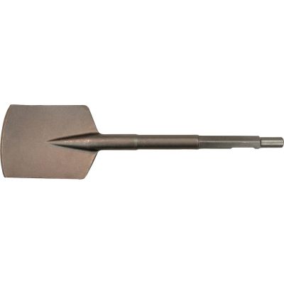 Makita 4-1/2 in. x 17 in. Clay Spade, Spline or 3/4" Hex - 21/32