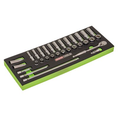 OEMTOOLS 31-Piece 3/8 in. Drive 6-Point Shallow/Deep Mechanic's Set