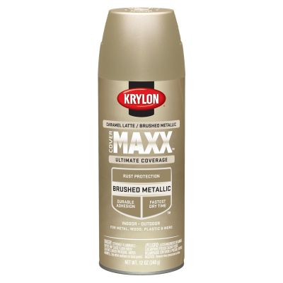 Krylon Covermaxx Paint+Primer; Caramel Latte; 12 oz. Aerosol