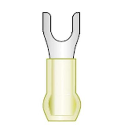 #6 Yellow Spade Vinyl Insulated (12-10) (Bag 100)