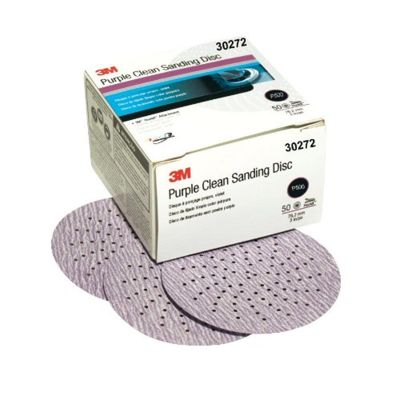 MMM30272 image(0) - PURPLE CLEAN SANDING HOOKIT DISC 3 IN P500 50/BOX