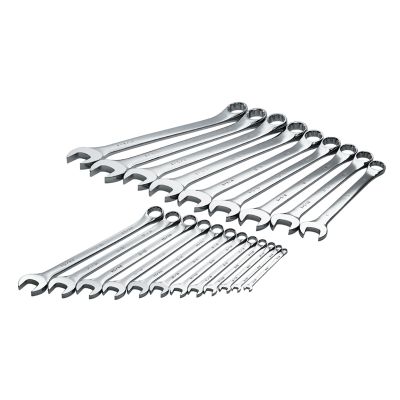 WRENCH SET COMBINATION 21 PC SAE LONG HI POLISH
