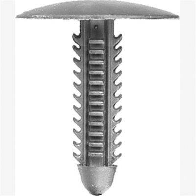 Shield Retainers, Size: 1/4" (6.4mm), Stem: 1-1/16", Head: 1", Chrysler 6502104, Qty: 100