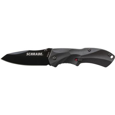 Schrade M.A.G.I.C. Assisted Opening Liner Lock Folding Knife Clip Point Blade Aluminum Handle