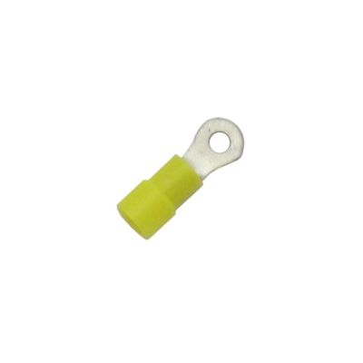 5/16" Yellow Ring Vinyl Insulated (12-10) (100/Bag)