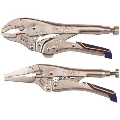 IRWIN VISE-GRIP Locking Pliers (10-Inch) & Linesman Pliers (6-Inch) Combo (IRHT82588)