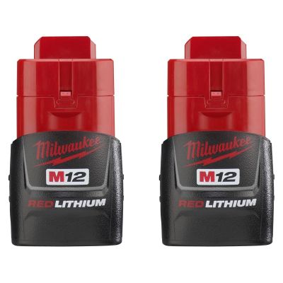 MLW48-11-2411 image(0) - 2-PK OF M12 REDLITH 12V COMP BATT