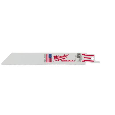6 in. 18TPI Thin Kerf SAWZALL? Blade-Bulk 25