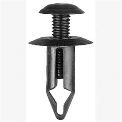 Cowl Panel Retainer, Size: 6mm, Stem: 16mm, Head: 14mm, Nissan 66860-01W01, Qty: 100