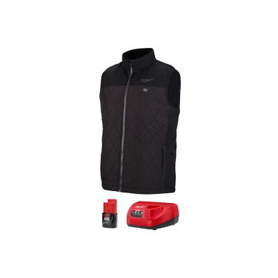 M12 Heated Axis Vest Kit, Size Small (Black)