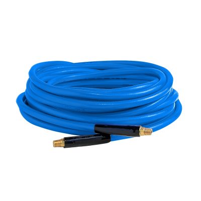 Workforce Air Hose, 3/8" x 50', 1/4" Fittings, Blue, PVC