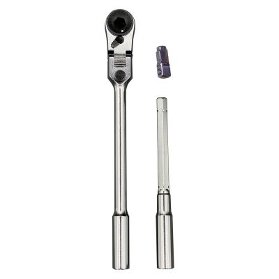 VIMRFB400K image(0) - 3 pc. 1/4" Mini Flex Bit/Socket Ratchet and T-Handle