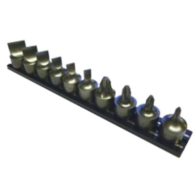 VIMIMPACT-SFP6 image(0) - VIM Tools 10-Piece Half Cut, Flat and Phillips Head Screwdriver Set - 3/8 in. Square Drive