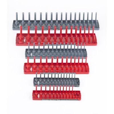 HNE92000 image(0) - Soc Tray 6-Pack Assortment, Red/Gray