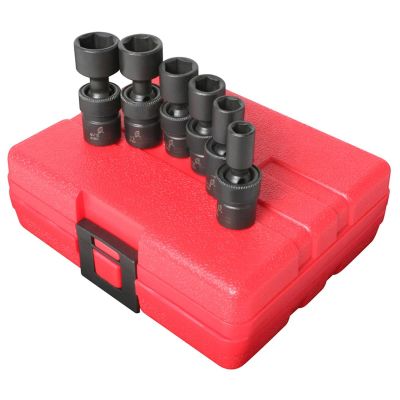 SUN1813 image(0) - SOCKET SET IMPACT 1/4IN. DRIVE 6 PC UNIV SAE.
