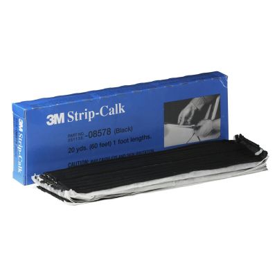MMM8578 image(0) - STRIP CALK BLACK BOX OF 60 1FT LENTHS