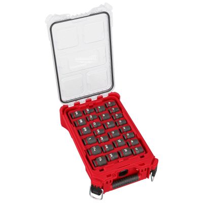 MLW49-66-6804 image(0) - SHOCKWAVE Impact Duty™ Socket 1/2” Dr 27PC MM PACKOUT Set
