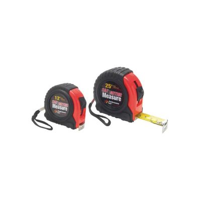 WLMW5124BP image(0) - 2PC SAE & METRIC TAPE MEASURE