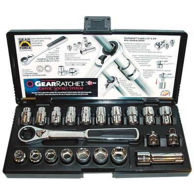 KDT8921 image(0) - SKT SET(SAE&MET)GEAR RATCHET 21PC SET