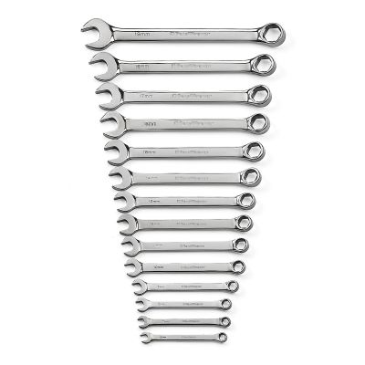 KDT81925 image(0) - 14 PC FULL POLISH COMB WRENCH SET 6 PT METRIC