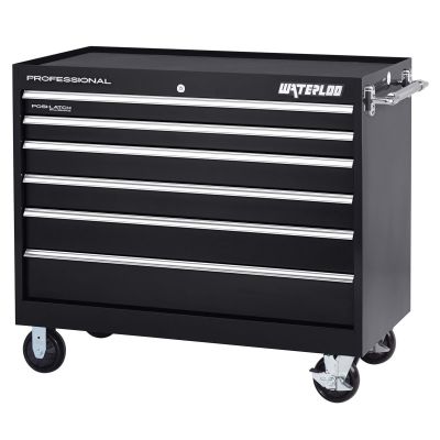 WATPCA-46624BK image(0) - Waterloo Pro HD Series 46 in. Roller Cabinet with
