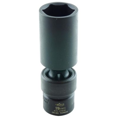 KTI37419 image(0) - SOC IMP FLEX 19MM 3/8" DR DEEP