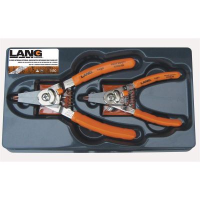 KAS1450 image(0) - 2PC HI-TECH SNAP RING PLIER SET