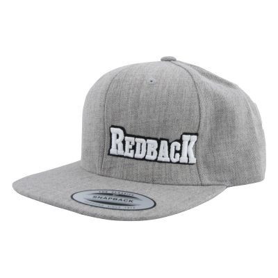 RDBSNPBCKGRY image(0) - Snapback Embroidered Logo Grey Heathered Cap
