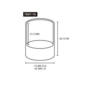 AST7897-19 image(0) - 1-1/16" ID x 2-7/8" OD x 3-7/16" L Adapter