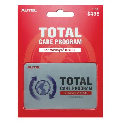 AULMS906-1YRUPDATE image(0) - MS906 ONE YEAR TOTAL CARE PROGRAM CARD