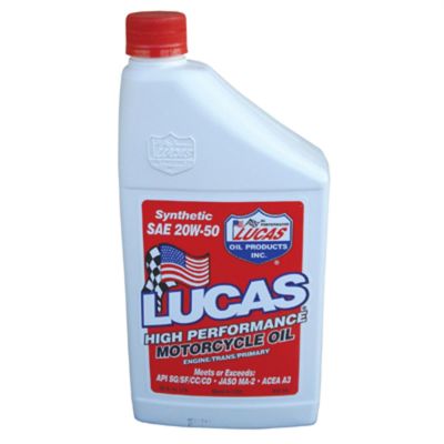 LUC10702 image(0) - Motocyc Oil Synth 20-50WT 6pk