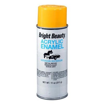 Bright Beauty Acrylic Enamel School Bus Yellow 11 oz. Aerosol
