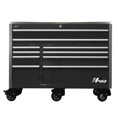 60 in. HXL 10-Drawer Roller Cabinet - Black