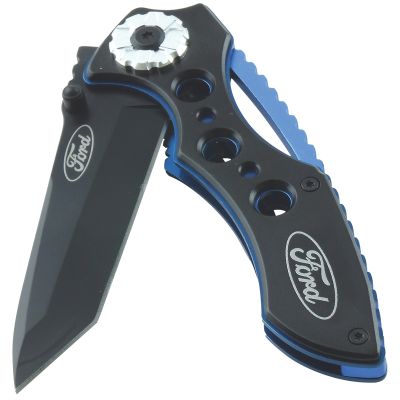 Ford Tools Black Handle Folding Knife