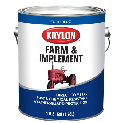 Krylon Farm/Implement Paints; Ford Blue; 128 oz.; Gallon