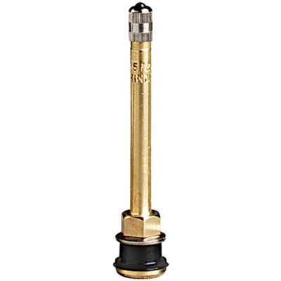 Straight Brass Truck Valve, Height 3.75" - .625" Valve Hole
